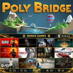 [АВТОМАТИЧЕСКИЙ КОД + МГНОВЕННАЯ ДОСТАВКА] - Poly Bridge + БОНУСНАЯ ИГРА