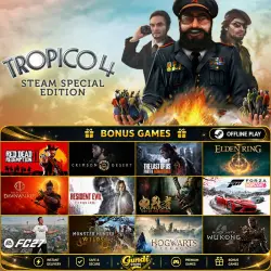 [АВТОМАТИЧЕСКИЙ КОД + МГНОВЕННАЯ ДОСТАВКА] - Tropico 4 + БОНУСНАЯ ИГРА