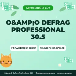 O&amp;O Defrag Professional 30.5 — бессрочная лицензия — ключ активации