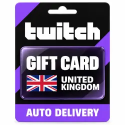 Twitch | Balance Top-Up Gift Card GBP | United Kingdom