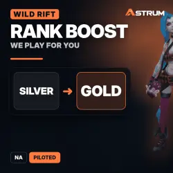 Wild Rift Rank Boost: Silver → Gold | NA | Piloted