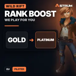 Wild Rift Rank Boost: Gold → Platinum | EU | Piloted