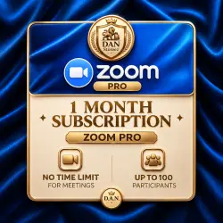 Zoom PRO | 1 Month | Personal Account