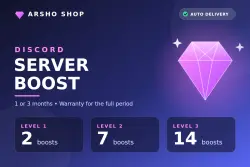 AUTO 24/7 Discord Nitro Server Boost 1 Month