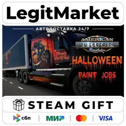 DLC American Truck Simulator - Halloween Paint Jobs Pack / Steam АВТО / РУ + МИР