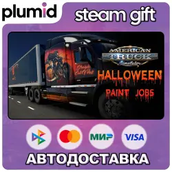 DLC American Truck Simulator - Halloween Paint Jobs Pack Steam Gift / Россия + МИР / АВТО