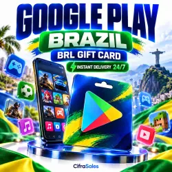 Google Play Brazil — BRL GIFT CARD | Code | Instant Delivery 24/7