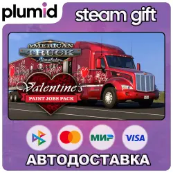 DLC American Truck Simulator - Valentine's Paint Jobs Pack Steam Gift / Россия + МИР / АВТО