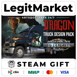 DLC American Truck Simulator - Dragon Truck Design Pack / Steam АВТО / РУ + МИР