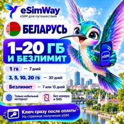 eSIM Belarus — mobile data for travel, instant delivery