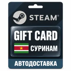 Steam (Стим) | Карта пополнения баланса USD | Суринам
