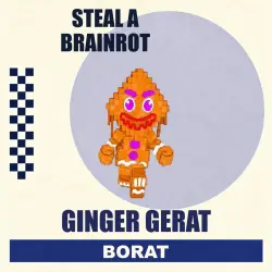 Ginger Gerat Secret | любая мутация | Steal a Brainrot Robl… — Roblox, лот №273242
