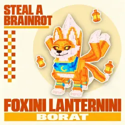 Foxini Lanternini Secret (любая мутация) Steal a Brainrot — — Roblox, лот №250324