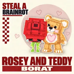 Rosey and Teddy Secret (любая мутация) Steal a Brainrot — — Roblox, лот №250335