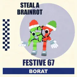 Festive 67 Secret (любая мутация) | Steal a Brainrot | выда… — Roblox, лот №250349
