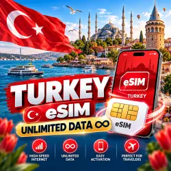 eSIM - Turkey | Unlimited data