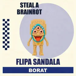 Flipa Sandala Secret | любая мутация | Steal a Brainrot Rob… — Roblox, лот №288542