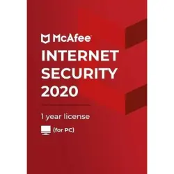 McAfee Internet Security - 1 Year - 3 Devices | Subscription Key | GLOBAL