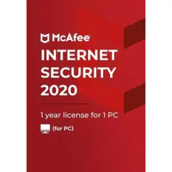 McAfee Internet Security 2020 Unlimited Devices 1 Year | Subscription Key | GLOBAL