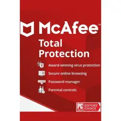 McAfee Total Protection (2024) 5 Devices 1 Year | Subscription Key | EUROPE