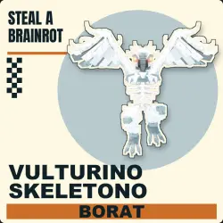 Vulturino Skeletono Secret (любая мутация) Steal a Brainrot… — Roblox, лот №278422