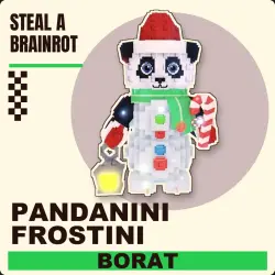Pandanini Frostini Brainrot God (любая мутация) Steal a Bra… — Roblox, лот №250446