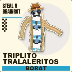 Triplito Tralaleritos Secret (любая мутация) Steal a Brainr… — Roblox, лот №250449