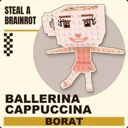 Ballerina Cappuccina Legendary (любая мутация) Steal a Brai… — Roblox, лот №250458