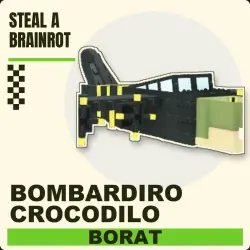 Bombardiro Crocodilo Mythic | любая мутация | Steal a Brain… — Roblox, лот №250470