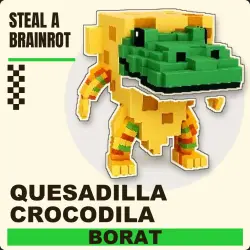 Quesadilla Crocodila Secret (любая мутация) | Steal a Brain… — Roblox, лот №250479