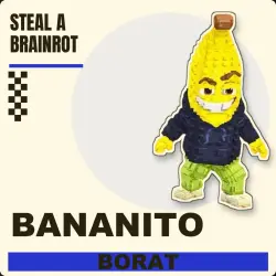 Bananito Secret | любая мутация | Steal a Brainrot Roblox, лот №250480