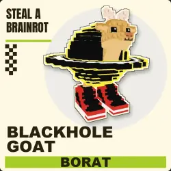 Blackhole Goat Secret (любая мутация) Steal a Brainrot — — Roblox, лот №250483