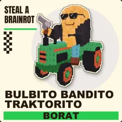 Bulbito Bandito Traktorito Brainrot God (любая мутация) | S… — Roblox, лот №250488