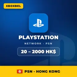 Playstation Network PSN 20-2000 HKD Hong Kong