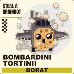 Bombardini Tortinii Brainrot God (любая мутация) | Steal a … — Roblox, лот №250494