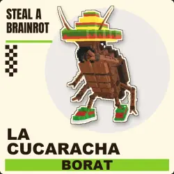 La Cucaracha Secret | любая мутация | Steal a Brainrot Robl… — Roblox, лот №250496