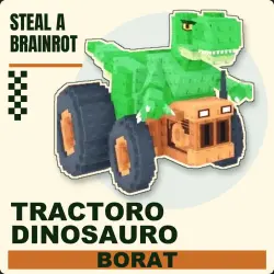 Tractoro Dinosauro Brainrot God (любая мутация) Steal a Bra… — Roblox, лот №250497
