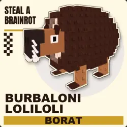 Burbaloni Loliloli Legendary | любая мутация | Steal a Brai… — Roblox, лот №250500