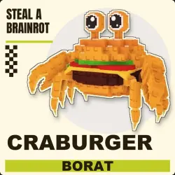 Craburger Secret (любая мутация) Steal a Brainrot — — Roblox, лот №278428