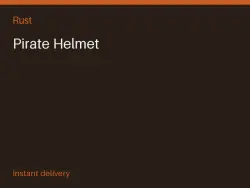Pirate Helmet #577595470 — Rust, лот №280404