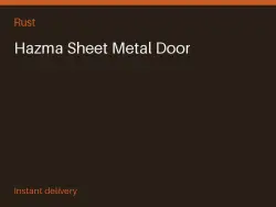 Hazma Sheet Metal Door #558087757 — Rust, лот №263108
