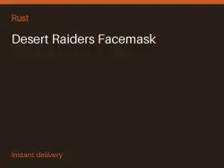 Desert Raiders Facemask #565757712 — Rust, лот №278429