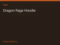 Dragon Rage Hoodie #565046219 — Rust, лот №263118