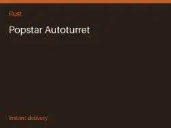 Popstar Autoturret #572439436 — Rust, лот №277375