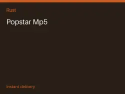 Popstar Mp5 #561130129 — Rust, лот №263155