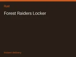 Forest Raiders Locker #565809793 — Rust, лот №274402