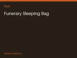 Funerary Sleeping Bag #571455181 — Rust, лот №263168