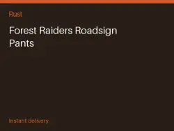 Forest Raiders Roadsign Pants #561301309 — Rust, лот №263284
