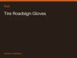 Tire Roadsign Gloves #574038029 — Rust, лот №263211