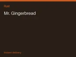 Mr. Gingerbread #568555709 — Rust, лот №263359